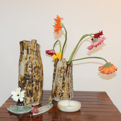 Hand made Pottery Vases