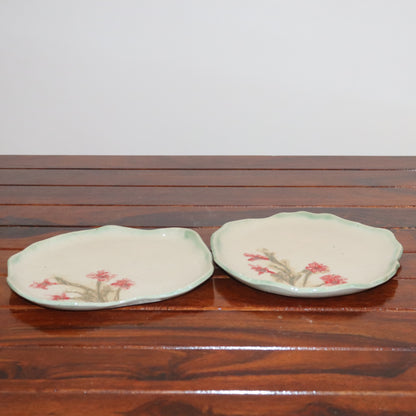 Hand Made Hand Plates- Set of 2